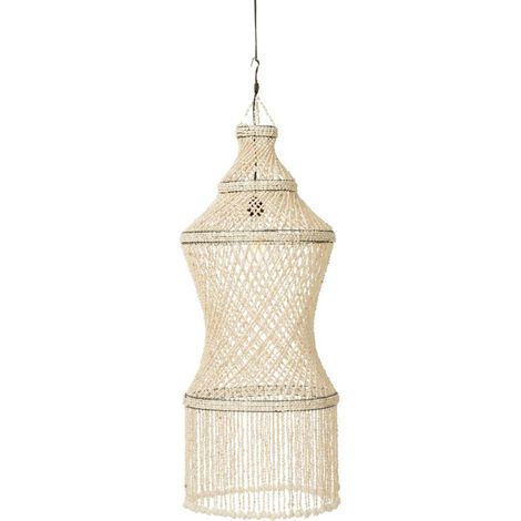 Lampe Suspension Coquillage "Lisa" 128cm Naturel (1/5)