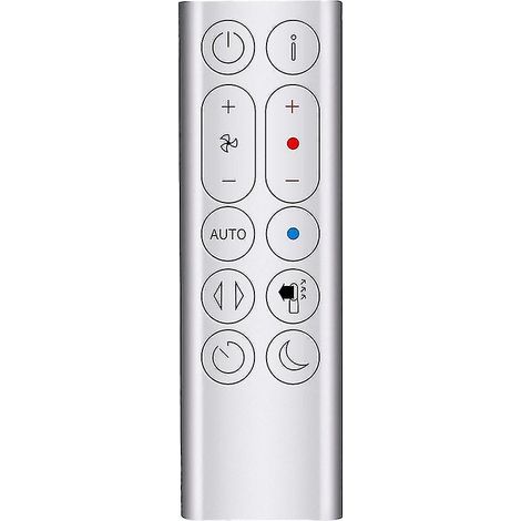 Télécommande de remplacement compatible avec les purificateurs d'air HP04, HP05 et HP07 (ventilateur sans pales), couleur argent - yu (1/5)