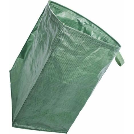 Royaluxe – Grasfangsack 76 x 55 x 43 cm, Gartenkehrer – Müllsack – Grün, für den Außenbereich (1/4)