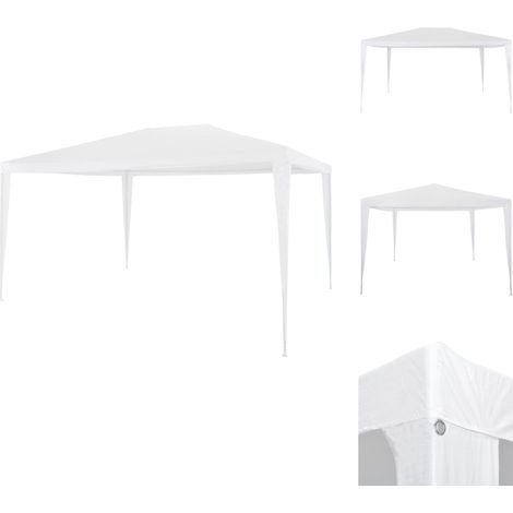 Pavillons & Partyzelte - Living Partyzelt 3x4 m Weiß (1/5)