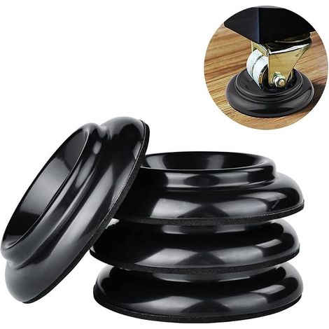 Zhioudz Protections de Sol Pour Piano Caster Cups Pour Pieds de Piano, 4 Tampons de Protection Pour Pieds de Meuble, UtiliséS Pour ProtéGer Les Sols Et Les Tapis Des Roulettes de Piano (1/5)