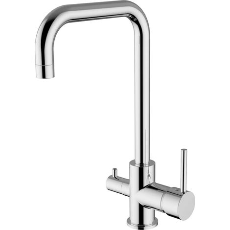 Teorema - Miscelatore Lavello Doppia Erogazione Con Deviatore Cromato (1/2)