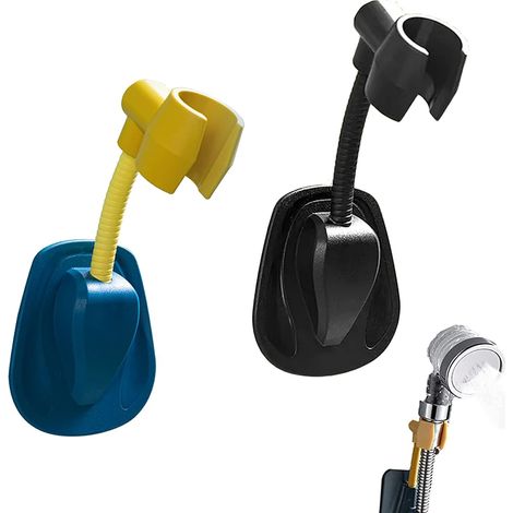 Stück Brausehalter mit drehbarem Saugnapf, Universal-Brausehalter, ABS-Ersatzbrausehalter, schwenkbarer Brausehalter, Ersatzbrausehalter (1/3)