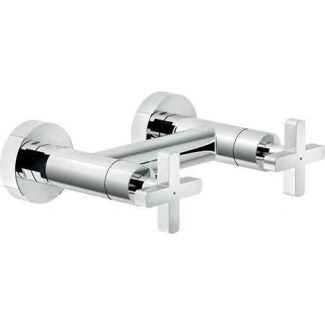 Wand-Brausebatterie Nobili Lira Serie LR116230CR  Verchromt - Messing