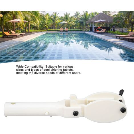 Porte-Clorettes pour Piscine à Fixation sur Perche - Support de Galets Chlorés Plastique Facile à Installer Accessoire de Nettoyage (1/5)