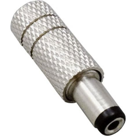 TRU COMPONENTS Niedervolt-Steckverbinder Stecker, gerade 5.50 mm 2.50 mm 1 St.