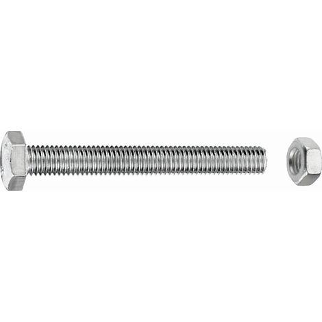 Connex Sechskantschrauben M5 x 60 mm, 20 Stück Maschinenschrauben