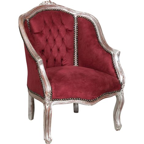 Louis XIV French style solid beech wood made armchair