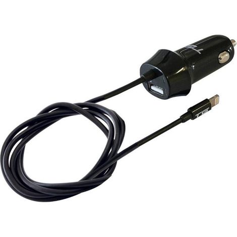 [JAMAIS UTILISE] Chargeur allume cigare IPhone Lightning TECNO GLOBE pour moto (1/5)