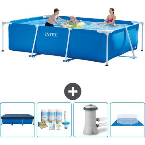 Rechteckiger Frame Pool - 300x200x75 cm - 5-teilig SCB1 (1/5)