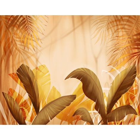 Papier peint panoramique - Forêt Tropicale - 260 cm x 203 cm (1/2)