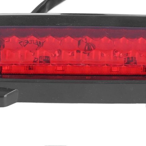 Feu stop 12 V avec prise à 3 fils et lentille réfléchissante rouge, remplacement pour quads et karts chinois de 50 à 125 cm3. (1/3)