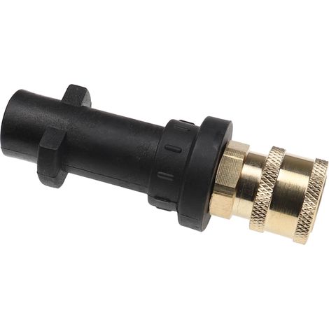 vhbw Adapter A Bayonet to M22 Thread compatible with Kärcher K2, K3, K4, K5, K6, K7 High-Pressure Cleaner - With 1/4 Inch Quick Coupling