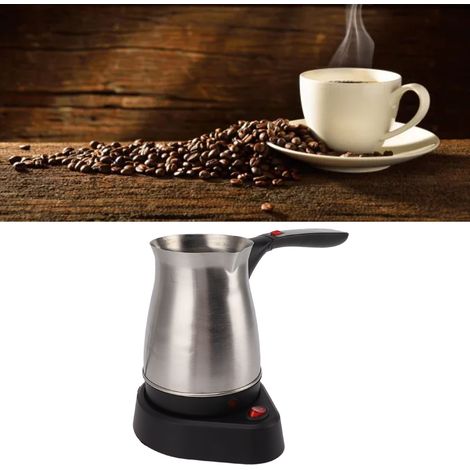 Cafetera turca eléctrica (500 ml, 600 W) con mango antiescaldaduras extraíble. (1/5)