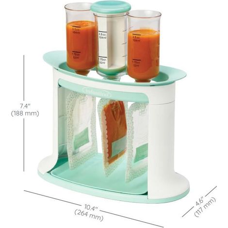 Station de remplissage - - Squeeze Station - Préparation gourdes maison - Compatible purées, compotes, yaourts