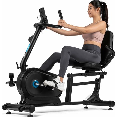 Cyclette Magnetica da Casa Bici da Allenamento Fitness con Sedile Regolabile