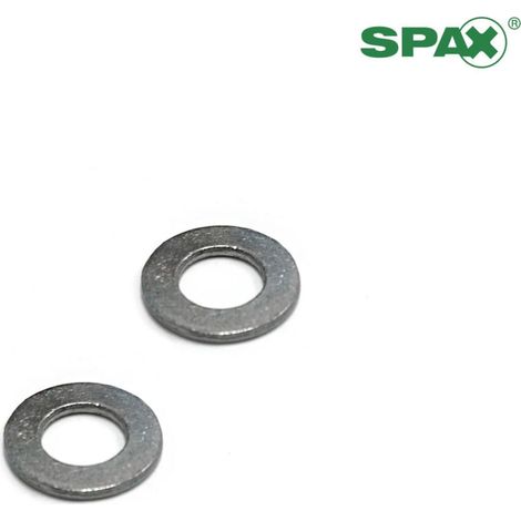 Caja de 12 unidades de arandela plana en cinc 8,4x16mm Fadix