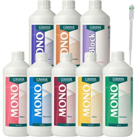Canna 8-Teiliges Mono Dünger Set – Einzel Nährstoff Dünger Set (1/5)