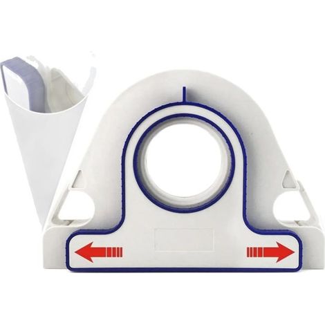 Applicateur de ruban de masquage, distributeur de ruban de masquage avec raclette