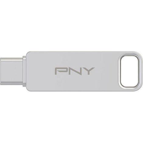 Clé USB 3.2 - PNY - DUO LINK - Type-C/Type-A - 256 Go - Jusqu'a 200 Mo/s