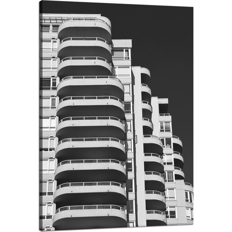 Lienzo impreso Arquitectura Balcón 80x120 cm