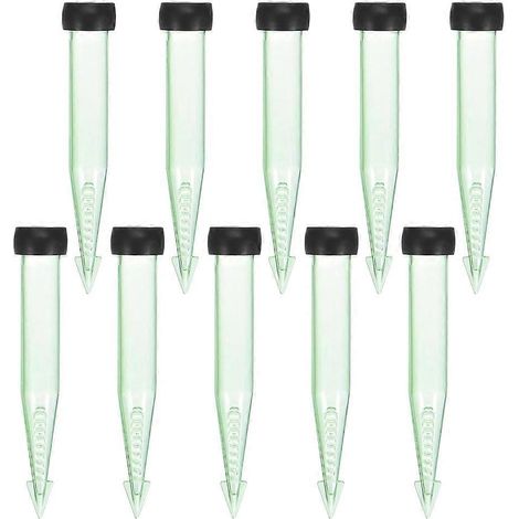 Lot de 50 tuyaux d'arrosage pour fleurs, tuyaux d'arrosage en plastique de 10 cm (4 pouces) avec embouts en caoutchouc, compatibles avec les fleurs fraîches. (1/5)