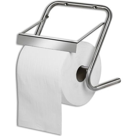 Porta Rotolo da Parete per Carta Asciugamani Multiuso 30 cm Agrati 8050X in Acciaio Inox AISI304 (1/5)