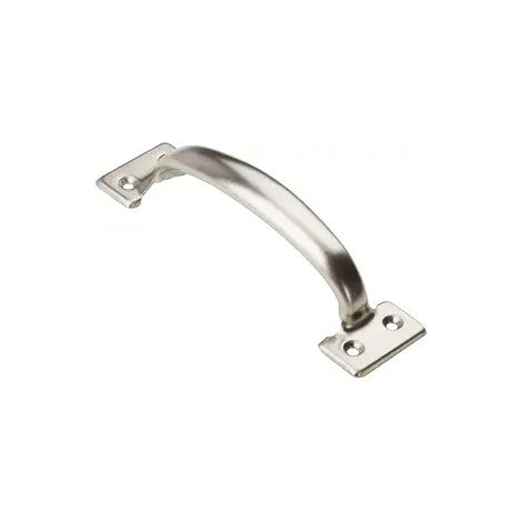 4 poignées de porte en fer forgé à l'ancienne, en acier inoxydable 304, poignée de porte à volet, poignée arquée [petite longueur 4 pouces 100 mm] (1/3)