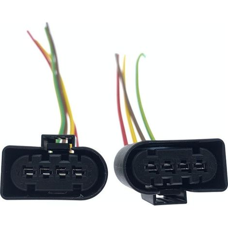 Connecteur de pompe à eau électrique compatible avec BMW et Mercedes-Benz 325 N52 523 530 730 Z4 X3 X5 525 -- JB2277-4P