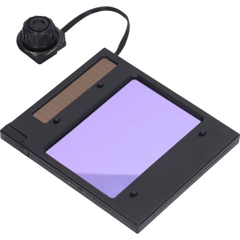 Lentille optique variable automatique avec batterie, lentille de masque de soudage multifonctionnelle à grande fenêtre