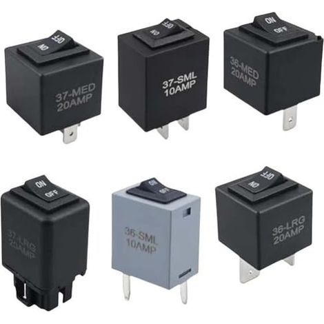 Testeur de relais et outil diagnostic pour pompe à carburant Relais Bypass Switch 9036 9037 conçu un contrôle fiable des composants électriques automobiles 12 V CC - (1/5)