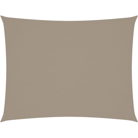 Maison Exclusive - Toldo de vela rectangular tela Oxford gris tau