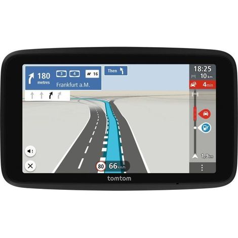 TomTom GO Classic Navigationssystem Fixed 17,8 cm (7") Touchscreen Schwarz
