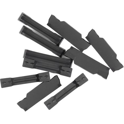 Ensemble 10 plaquettes carbure revêtues PVD pour fraisage CNC usinage métaux outillage coupe précision (1/5)