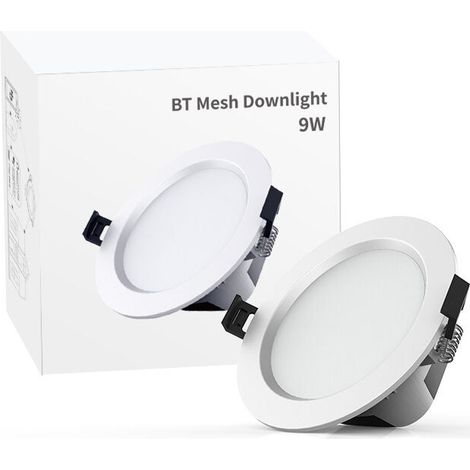 Spot LED Encastré Couleur RVB Luminosité Réglable avec Télécommande (1/5)