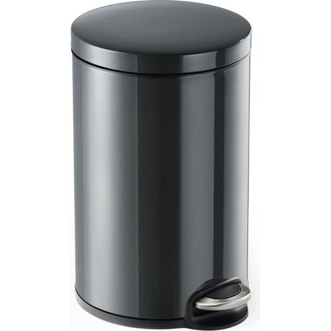 Poubelle Durable 341158 12 l (Ø x H) 25 cm x 40 cm métal, plastique anthracite-gris 1 pc(s) (1/5)