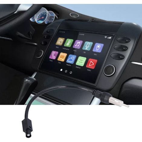 Le câble adaptateur d'antenne FM pour autoradio est compatible avec les modèles Volkswagen. (1/5)
