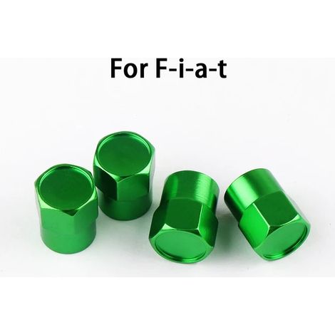 (Pour bleu) 4 bouchons de valve de pneu antivol étanches, compatibles avec Abarth Viaggio 500, Punto, Ducato, Stilo, Bravo et Palio (1/5)