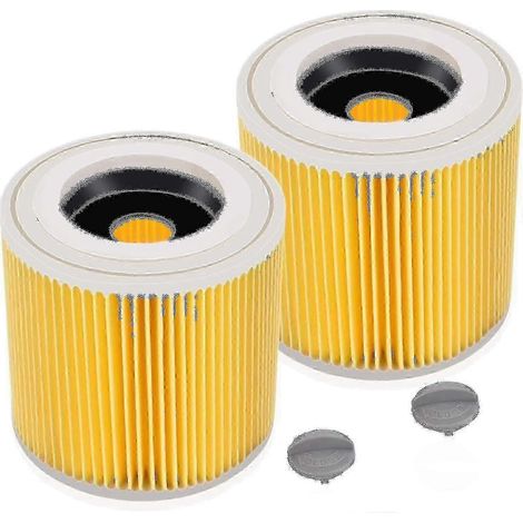 Filtre à cartouche WD3 d'origine compatible avec l'aspirateur Krcher 6.414-552.0 (1/5)