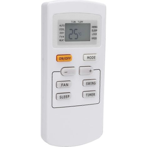 Télécommande pour climatiseur Gree ETAC2-07HC230VA-A et ETAC2-07HC265VA-A : interrupteur facile d'accès et commandes tactiles. (1/5)