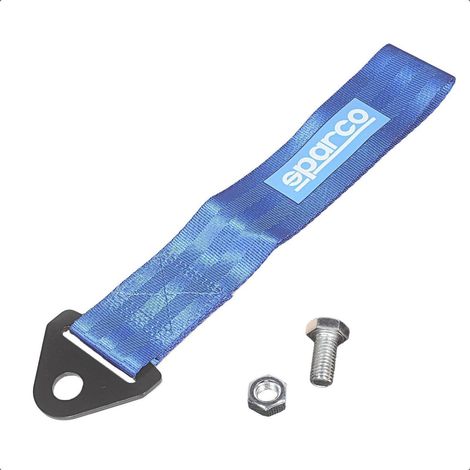 Corde de remorquage universelle haute résistance pour voiture, bleu (1/5)