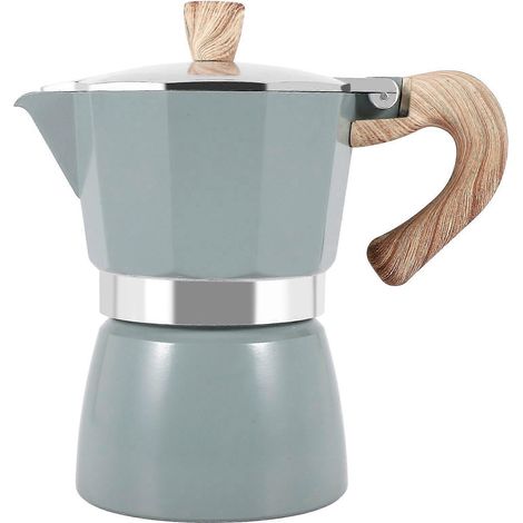 Coffee Maker Aluminum Mocha Espresso Percolator Pot Coffee -150ml-- (1/5)