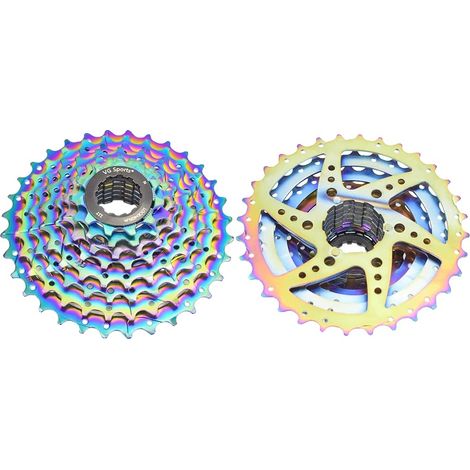Piñón libre para bicicleta, compatible con 8-11 velocidades, diseño ligero, verde claro. (1/2)