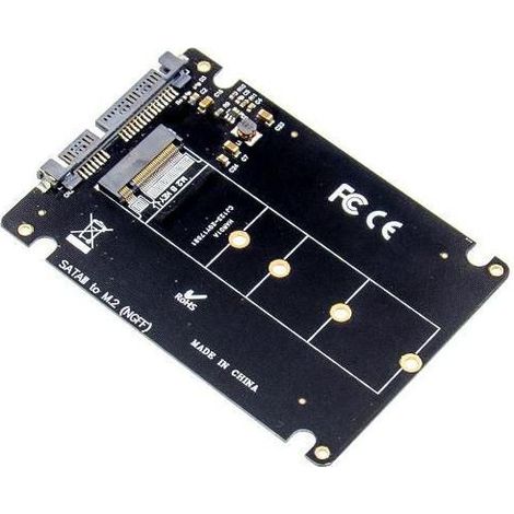 Adattatore MicroConnect da SATA da 2,5" a M.2 con chiave B.