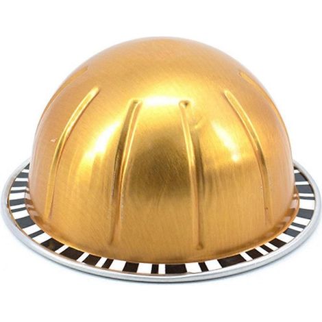 lot de capsules de café réutilisables de qualité alimentaire pour machines Nespresso Vertuo (40/80/150/230 ml).-D (1/5)