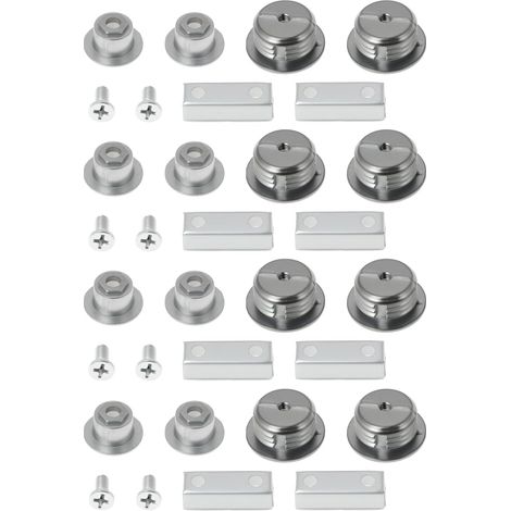 Jeux de Vis de Fixation – Silver Dumper – Pour Support de Rangement de Chaussures – Solides et Résistants (1/5)