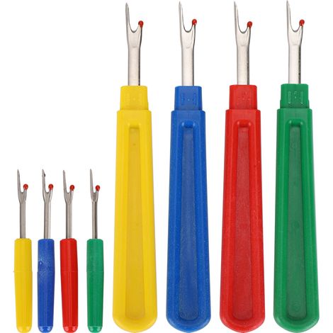 8 Pièces Découseur Manuel Couture Point de Croix DIY Outils Poignée Colorée Défaire Points Petit Moyen (1/5)