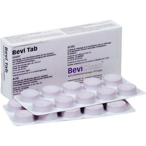 Reinigungsmittel - Bevi Tab, sauer, 30 Tabletten (1/2)
