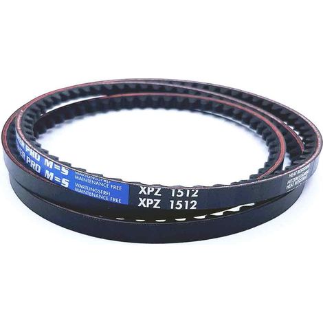 Courroie type trapézoïdale crantée XPZ1512