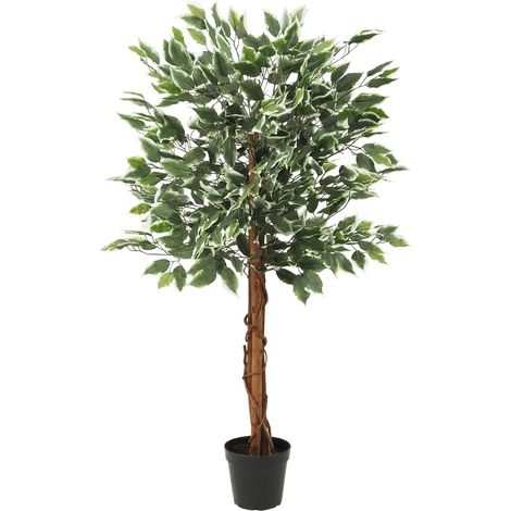 Ficus artificiel panaché 588 feuilles 120cm (1/4)